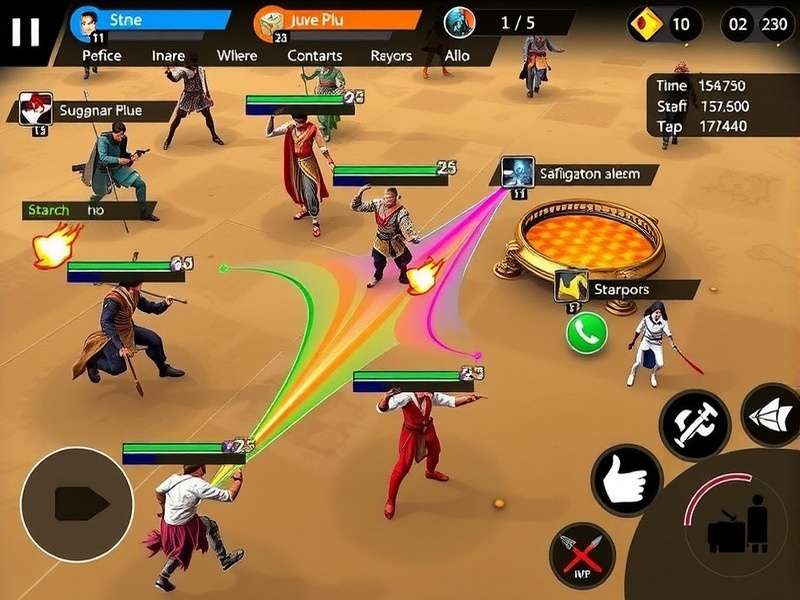 Surge Saffron Victor gameplay screenshot showing strategic combat